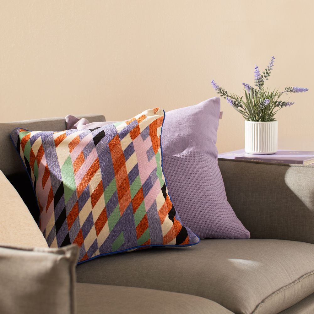 Funda de cojín algodón 45x45 cm