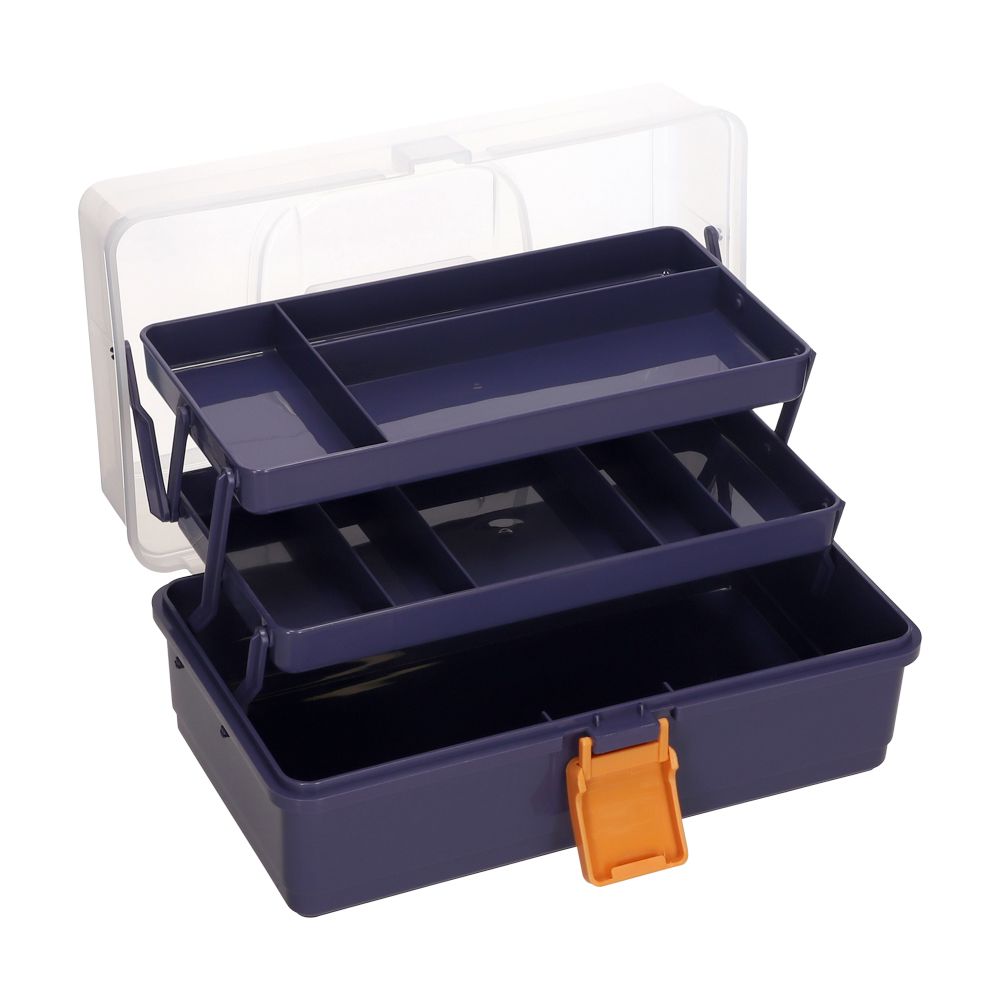 Caja organizadora con bandejas 31.5x19x14.2 cm