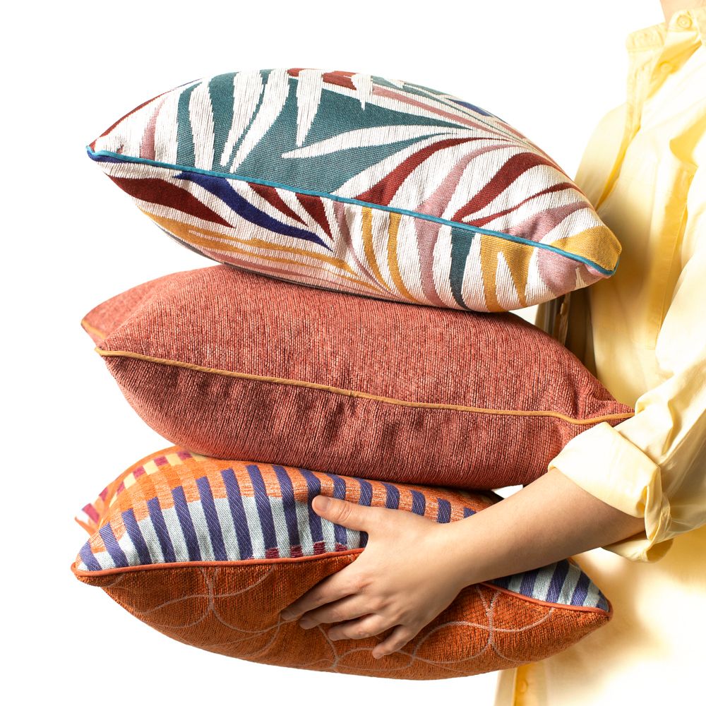 Cojín tapiz de color 45x45 cm