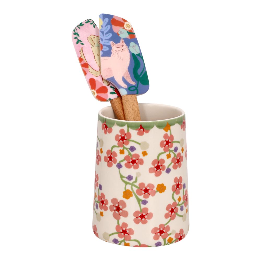 Porta utensilios con diseño