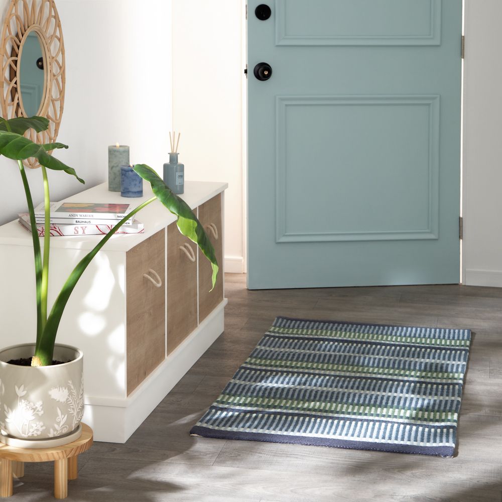 Tapete de lana tejido 70x140 cm