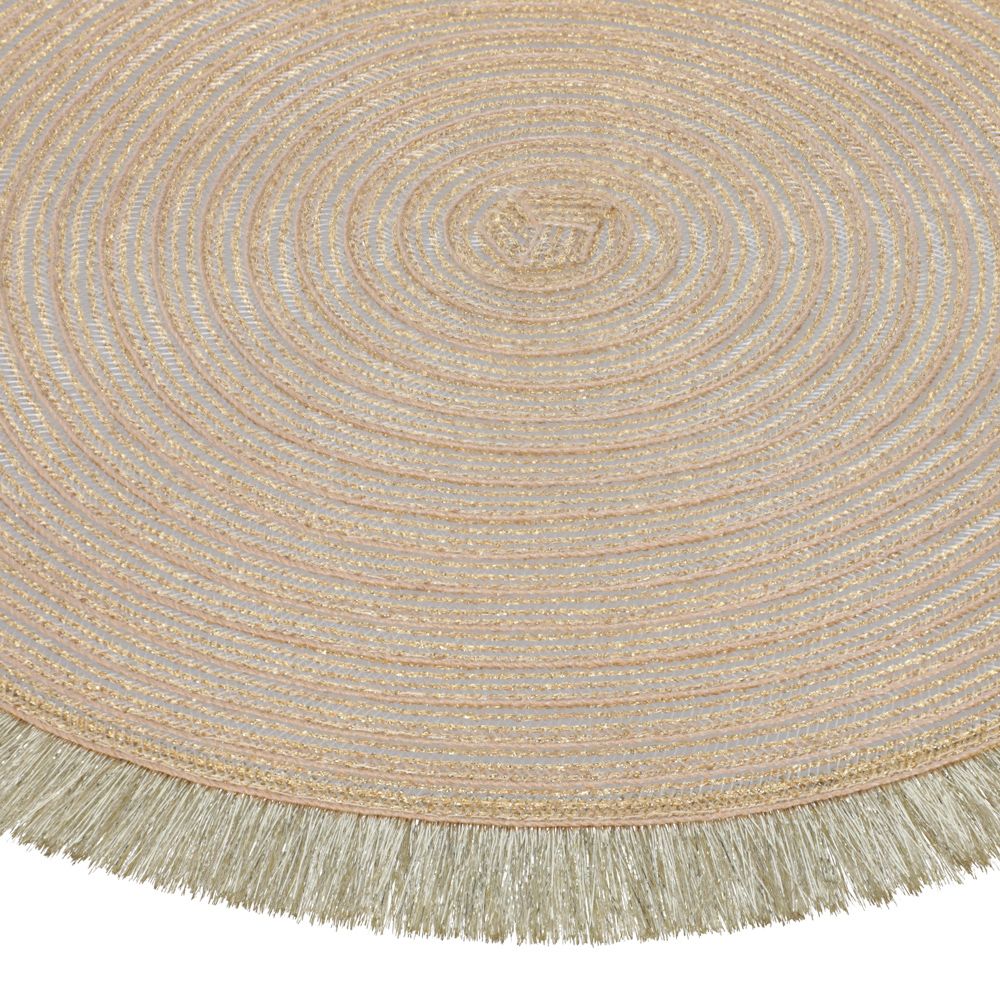 Individual redondo tejido navideño diámetro 38 cm