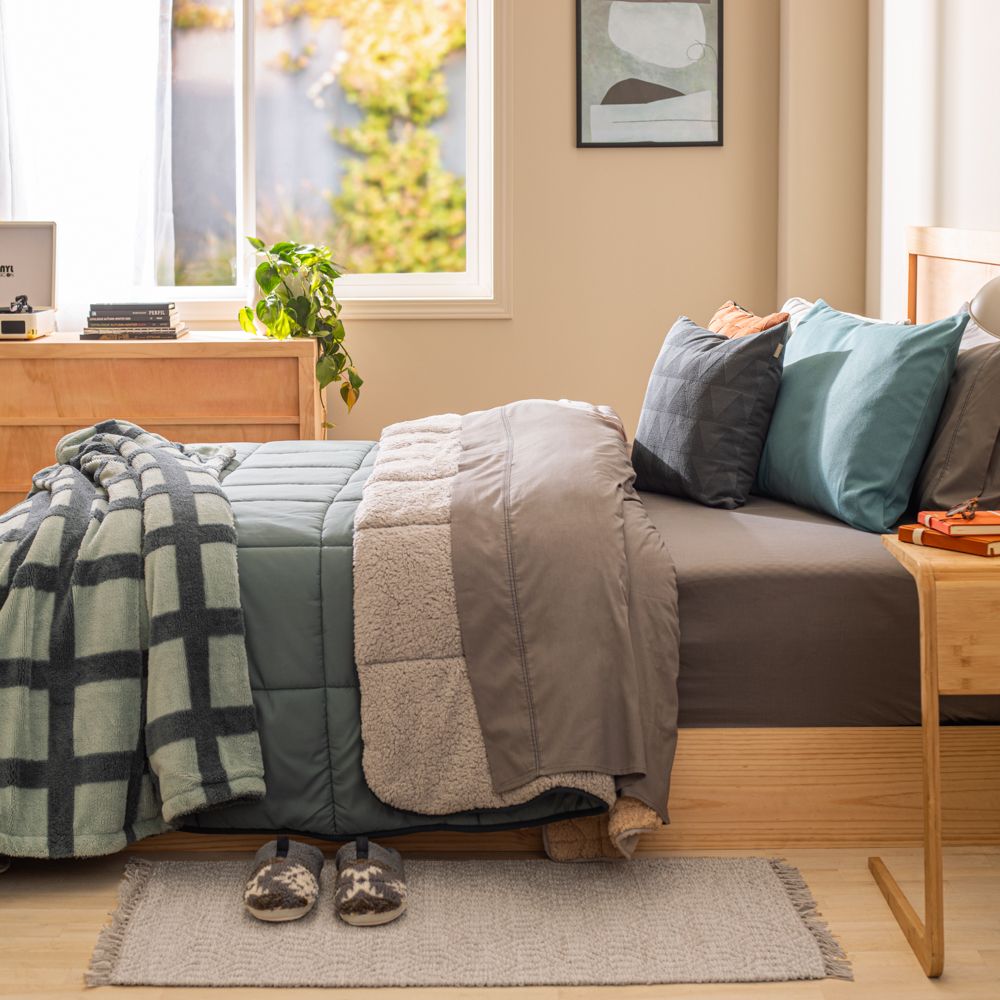 Funda de almohadón de algodón 50x70 cm