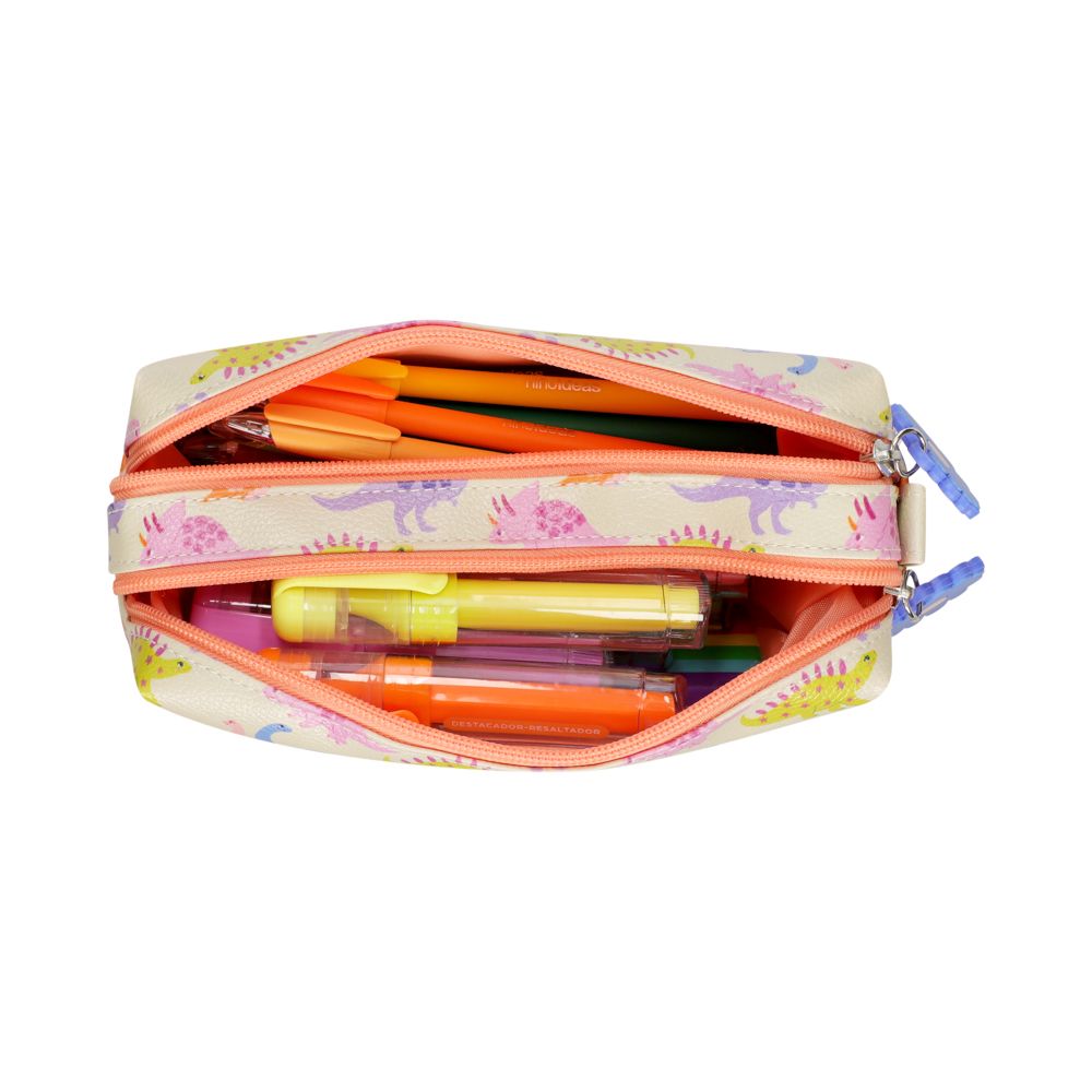 Estuche con doble cierre 7x9.5x20 cm