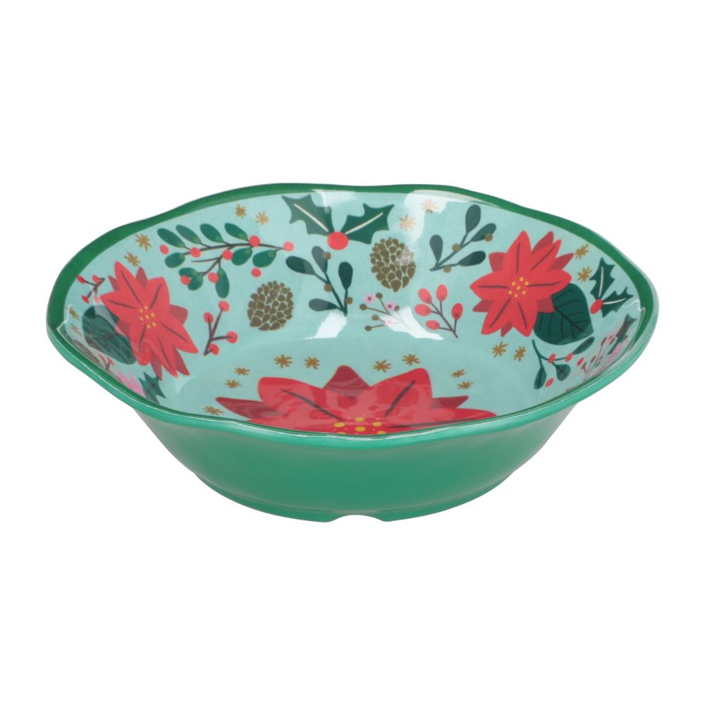 Bowl de melamina con diseño navideño 17x5 cm