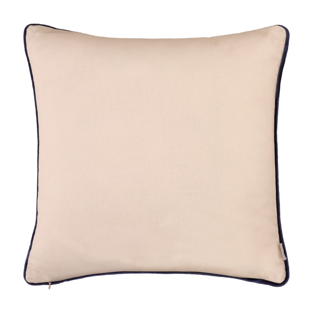 Cojín de algodón bordado con diseño 45x45 cm