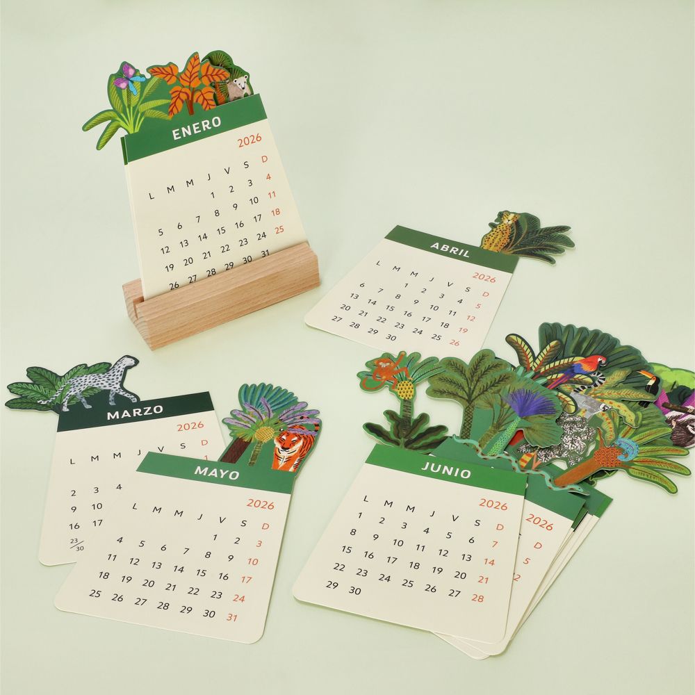 Calendario de mesa 2026