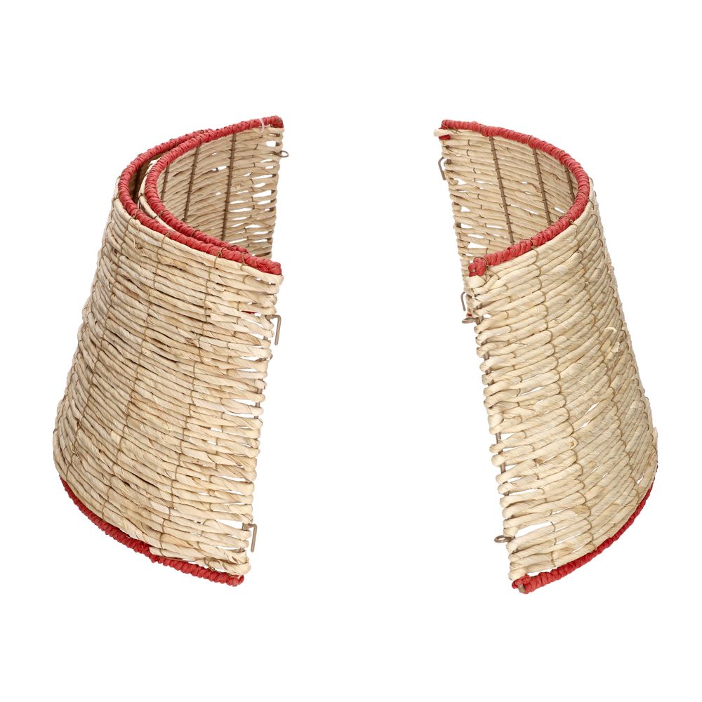 Base para árbol de navidad de fibra natural 44x28 cm