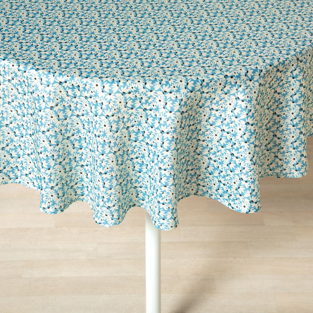 Mantel texturado con estampado diámetro 150 cm