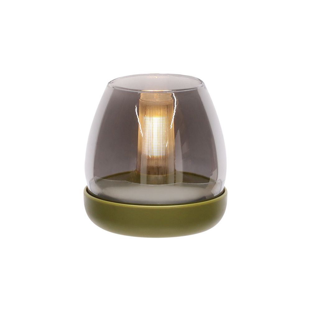 Lámpara para mesa de vidrio 9x8 cm