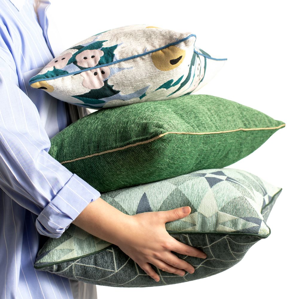 Cojín con diseño de tejido jacquard 30x50 cm