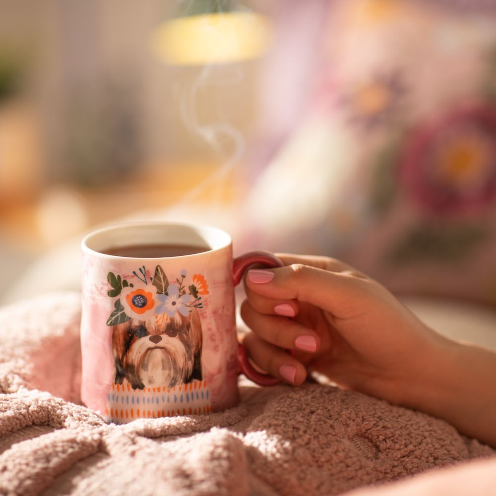 Taza de porcelana con diseño 410 ml