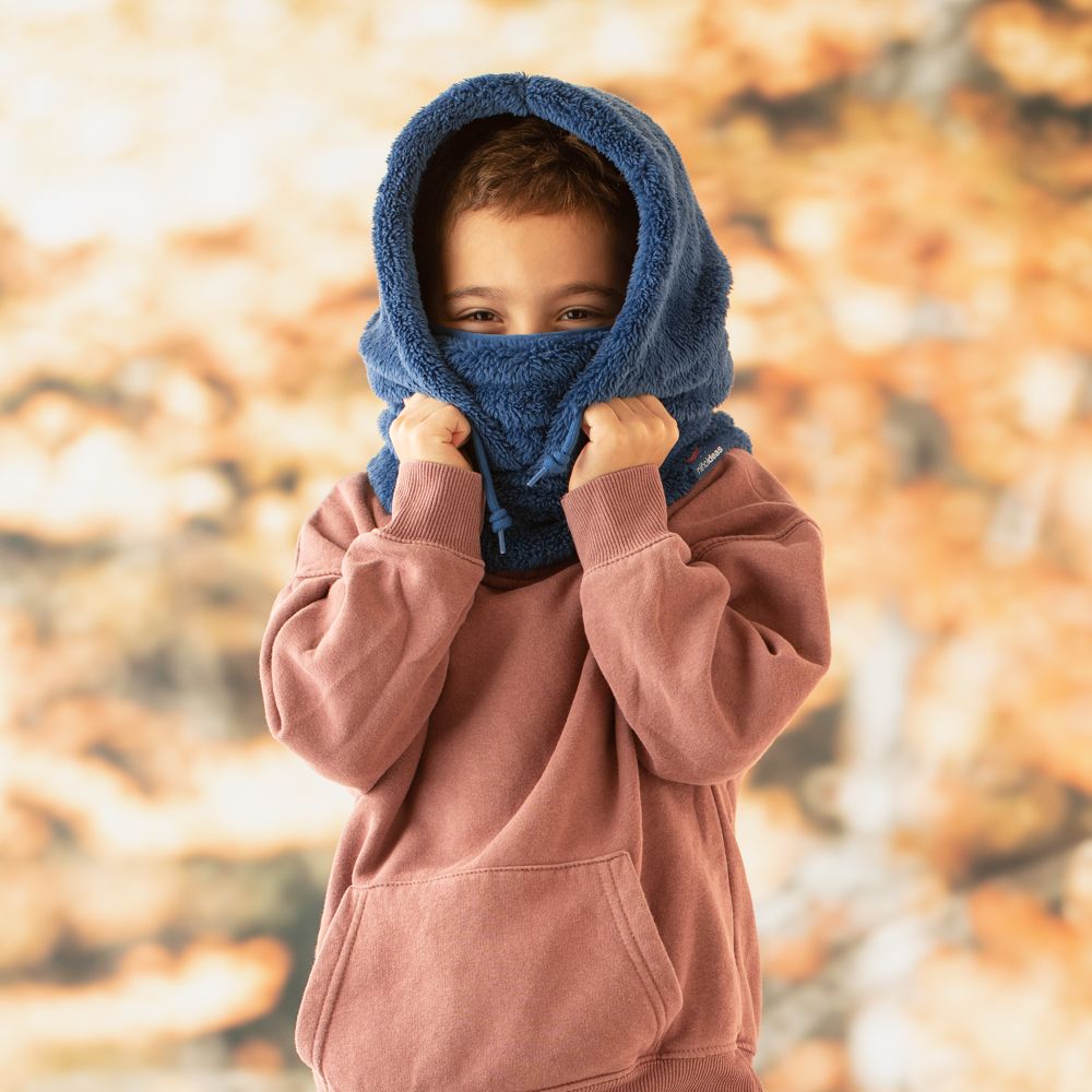 Gorro con capucha y mascarilla infantil