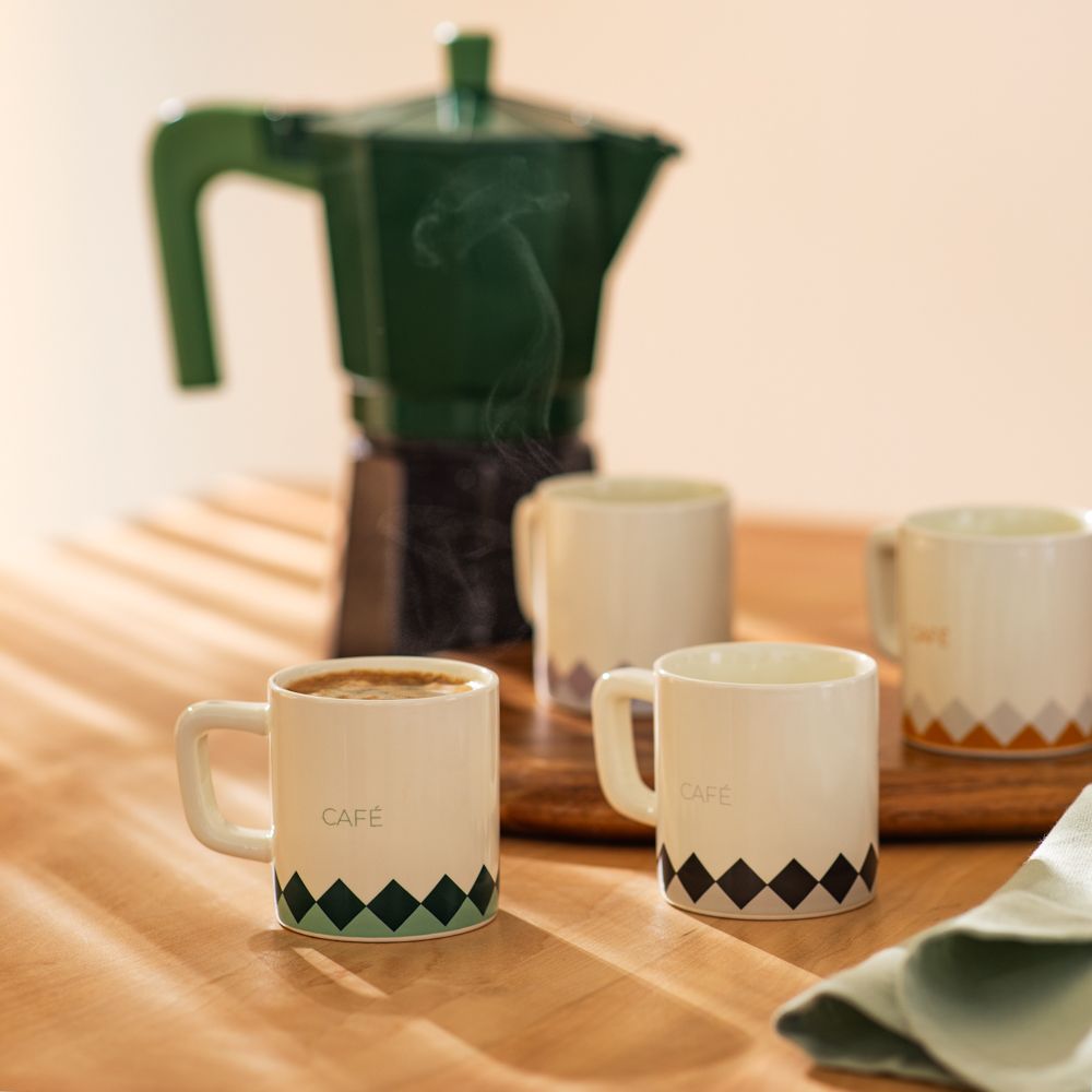 Set de 4 mini Tazas 140 ml