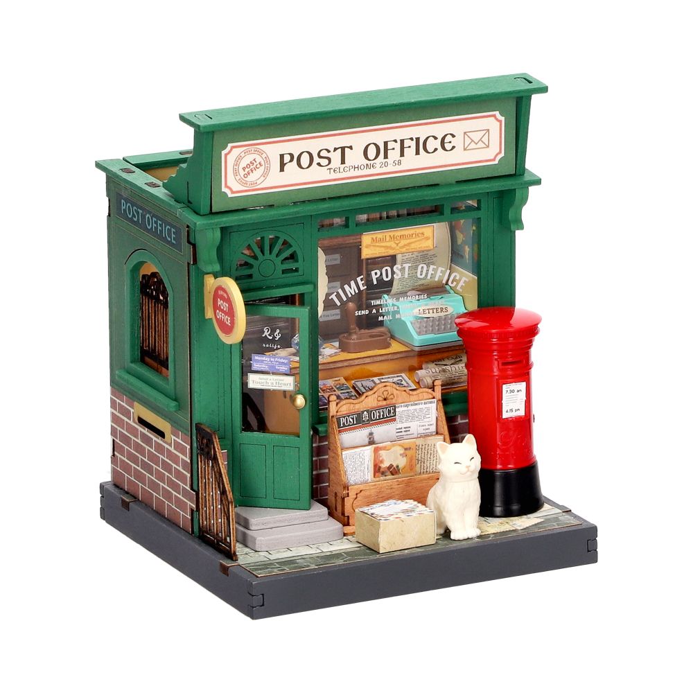 Modelo armable a escala “Oficina de correos”