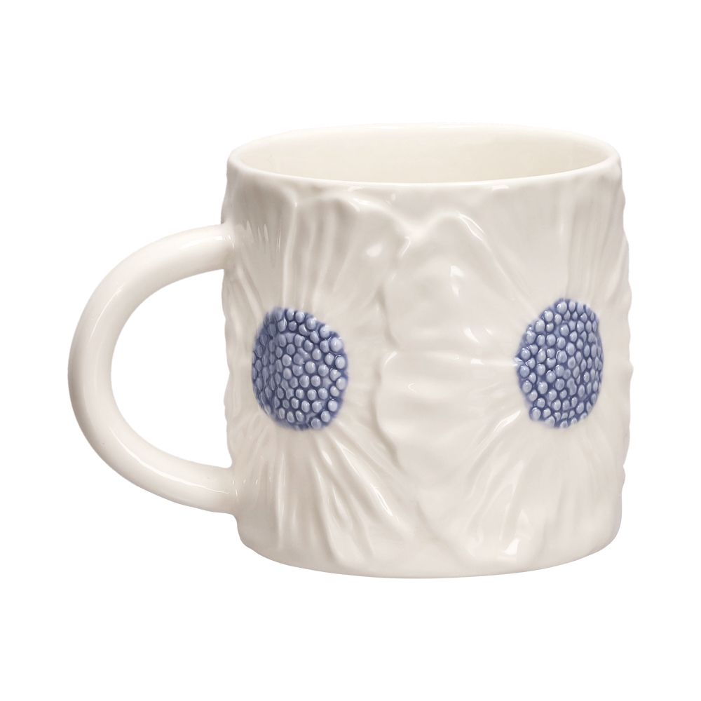 Taza con diseño flor 420 ml