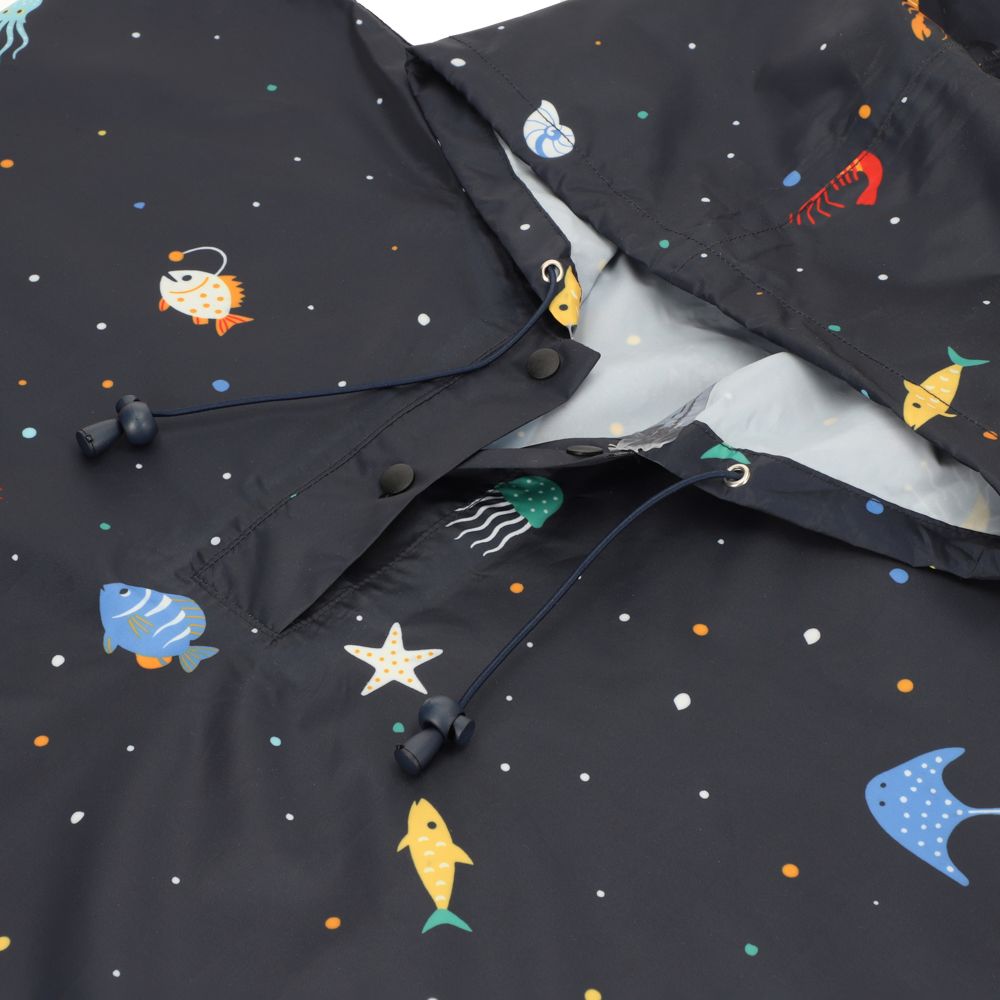 Impermeable infantil tipo poncho talla 6-9