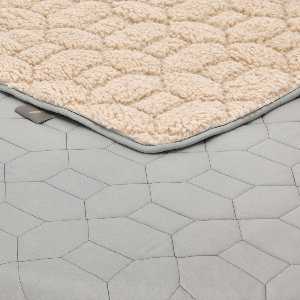 Colcha de microfibra cordero King