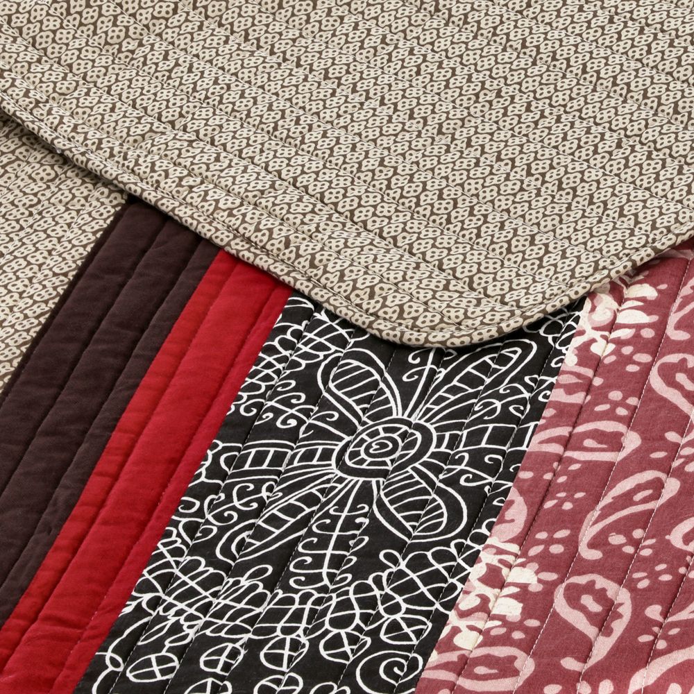 Colcha patchwork algodón Individual