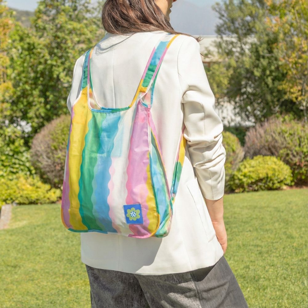 Bolso y mochila plegable 2 en 1