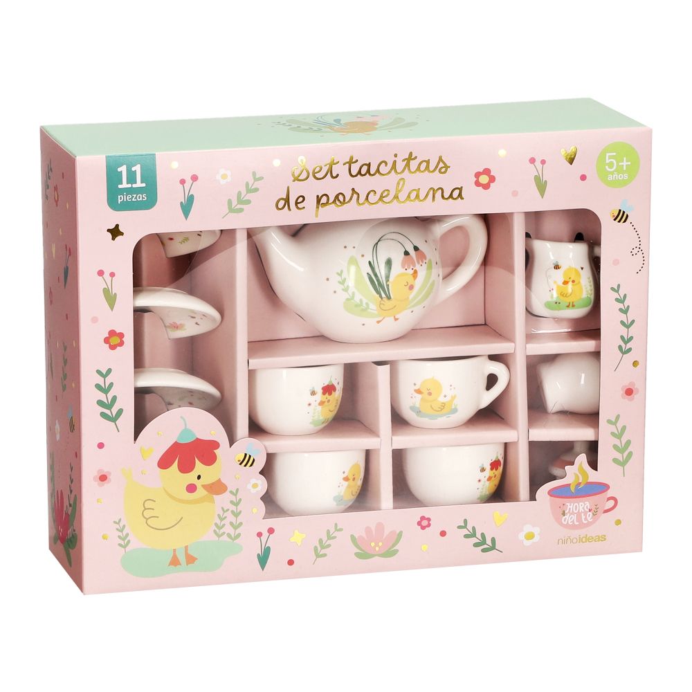 Set de tacitas de porcelana