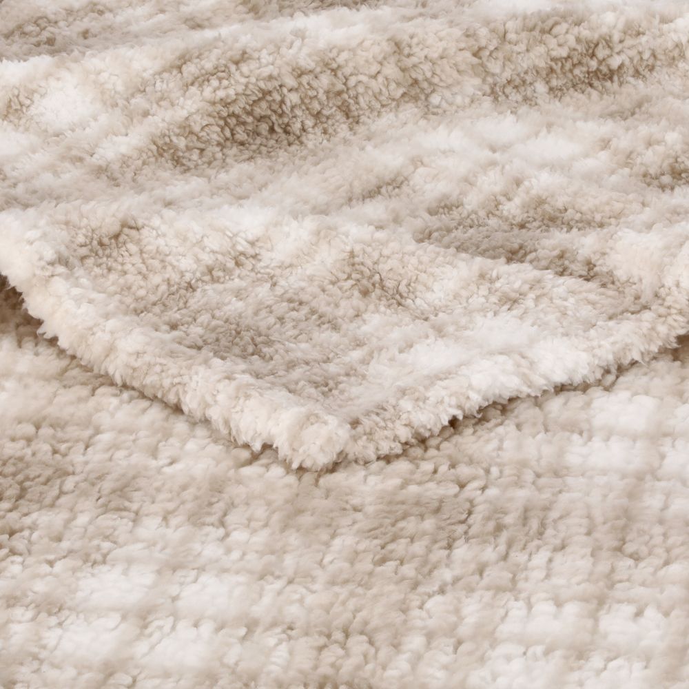 Cobija cordero estampado Individual