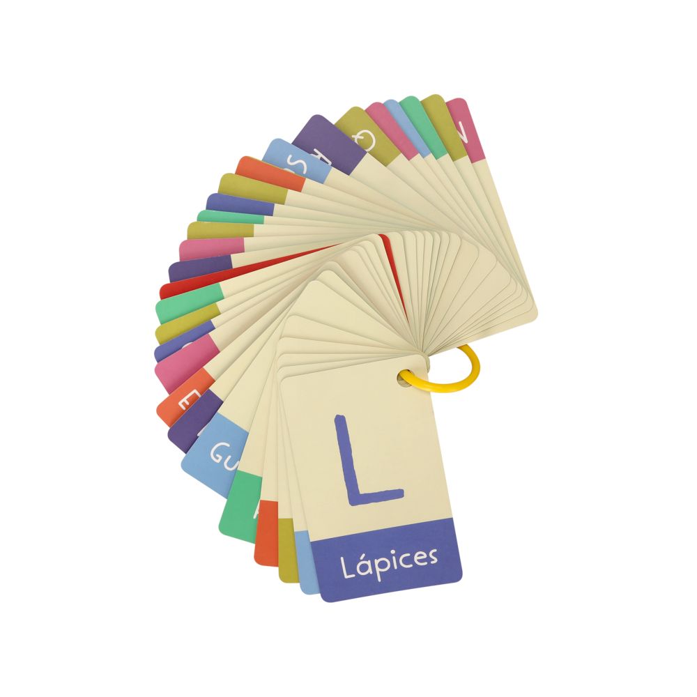 Tarjetas didácticas con abecedario