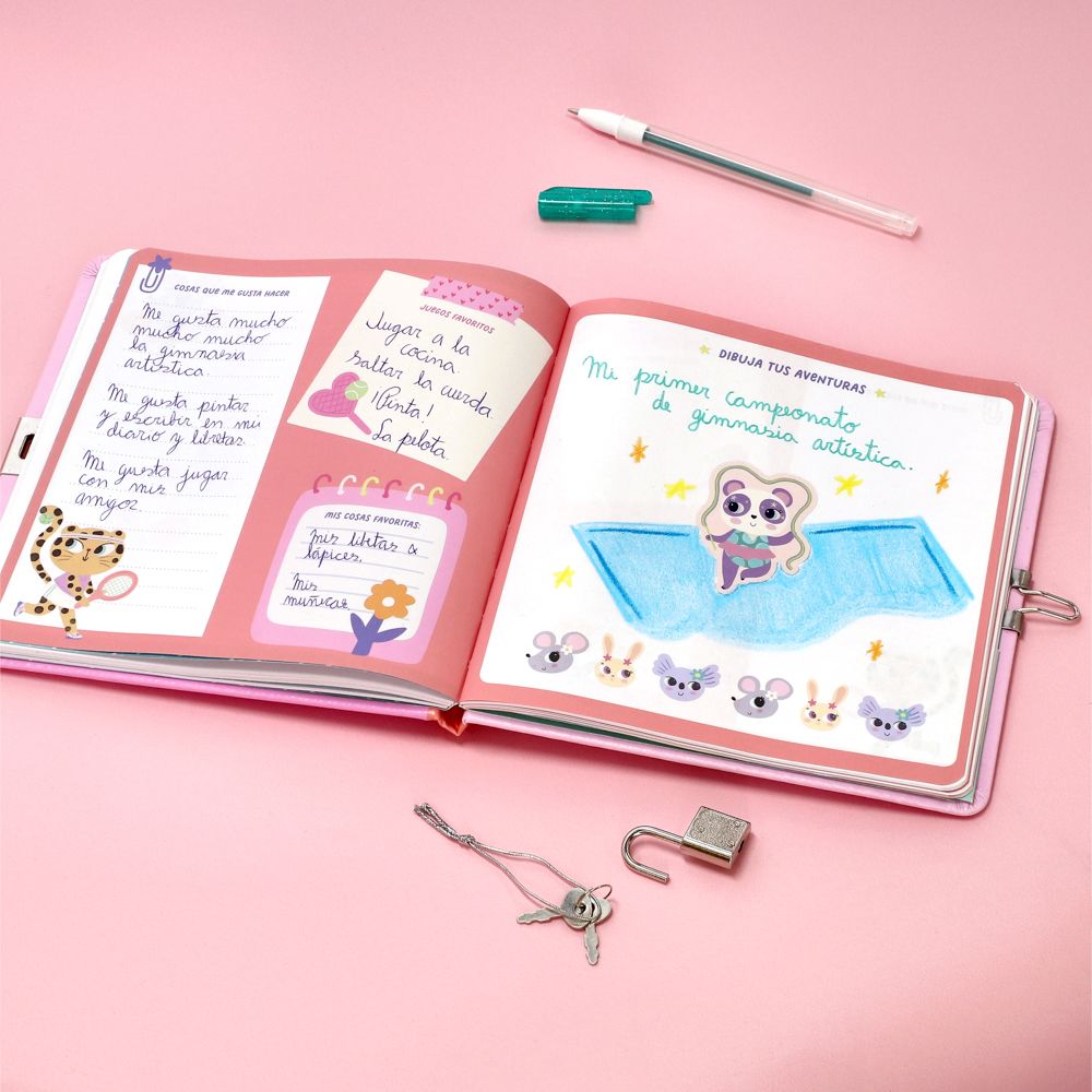 Diario de secretos 17x3x17 cm