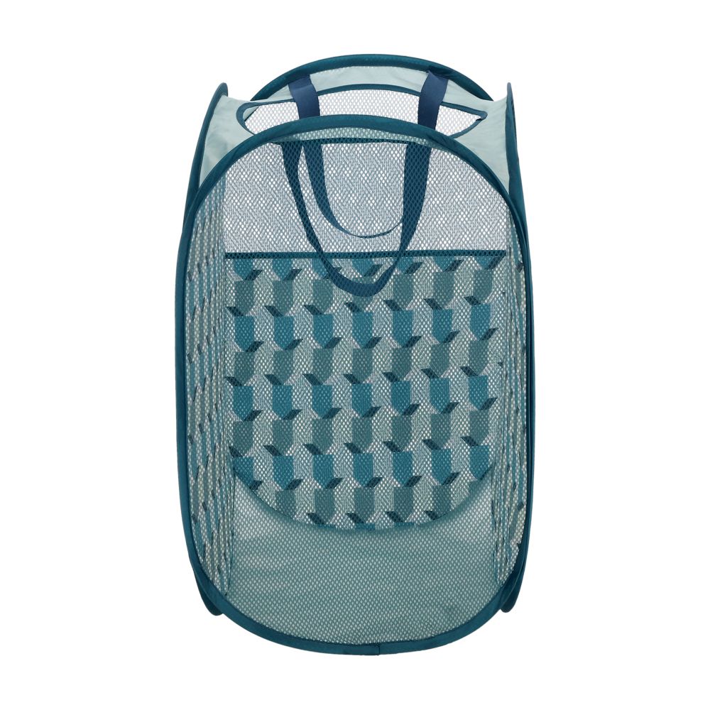 Canasto de ropa de malla 36x36x58 cm