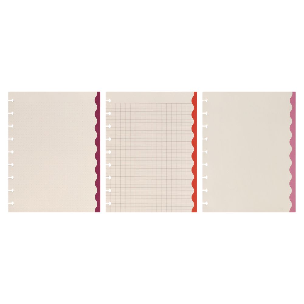 75 Hojas de repuesto A5 cuaderno con discos