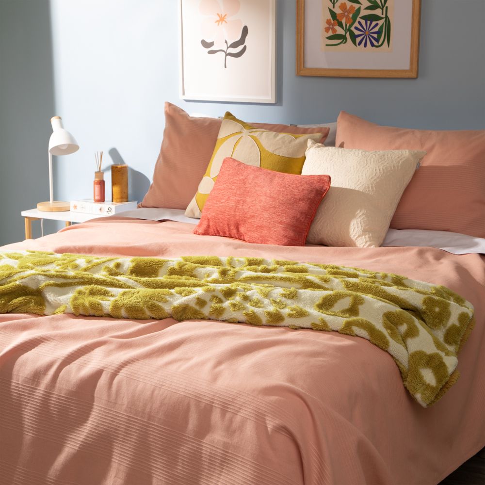 Colcha loom de algodón Individual