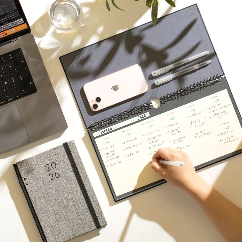 Planificador semanal 19.5x2x35.5 cm