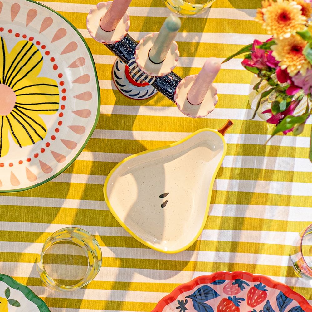 Plato de cerámica con forma de fruta 300 ml