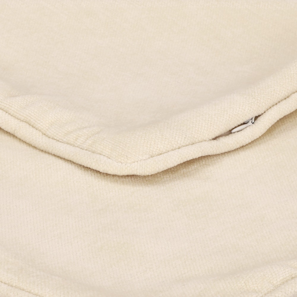 Funda de cojín terciopelo liso 45x45 cm