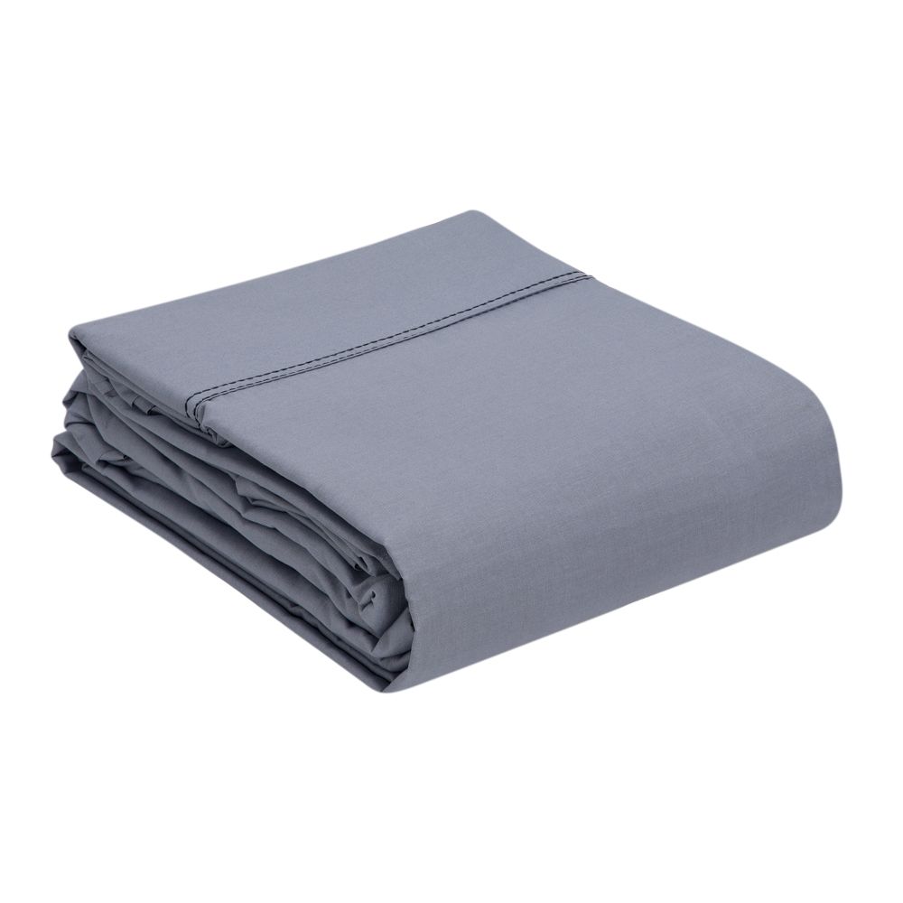 Set de sábanas algodón-poliéster liso 144 hilos Individual