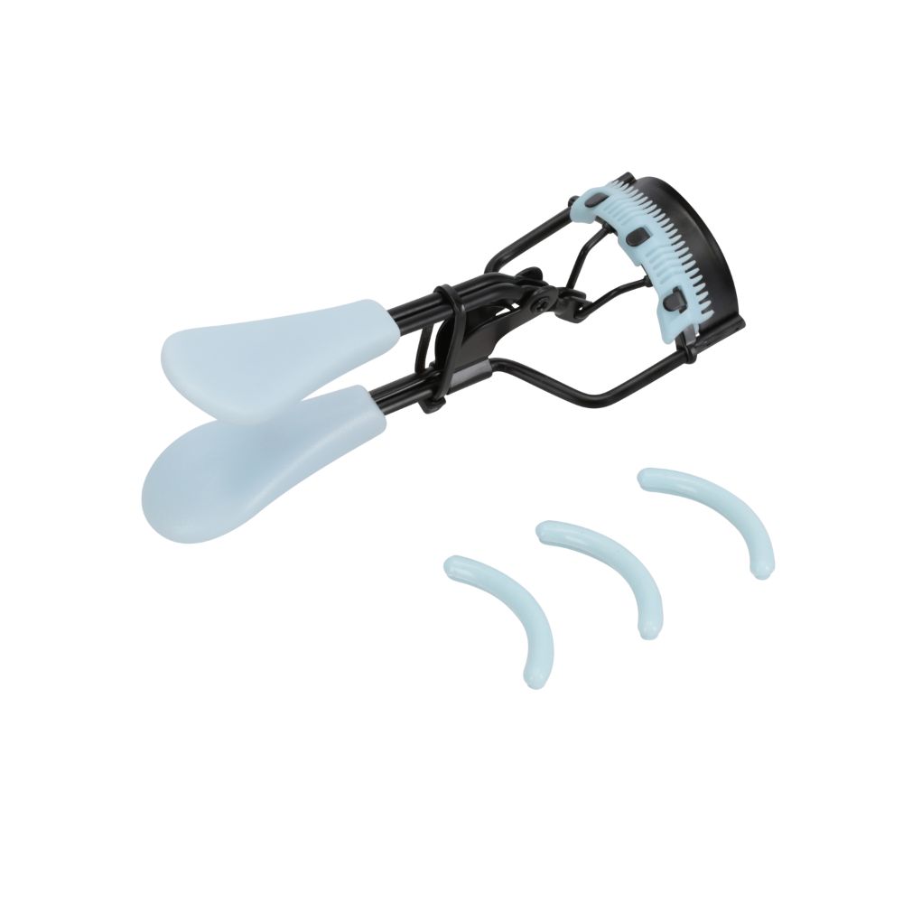 Enchinador de pestañas con repuesto