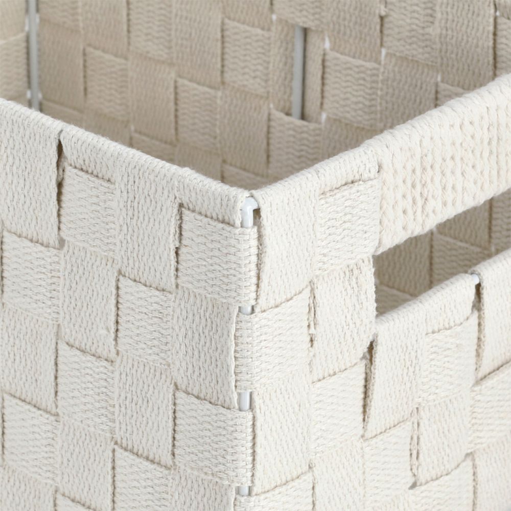 Canasta Cinta de algodón 26.5x18x14.5 cm