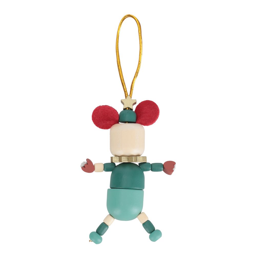 Adorno para árbol de navidad de madera