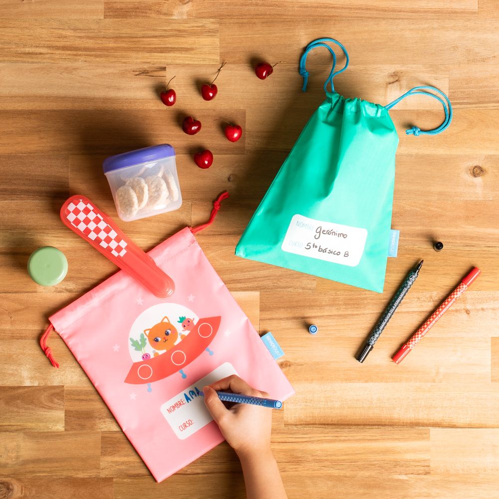 Set 3 marcadores para tela con doble punta