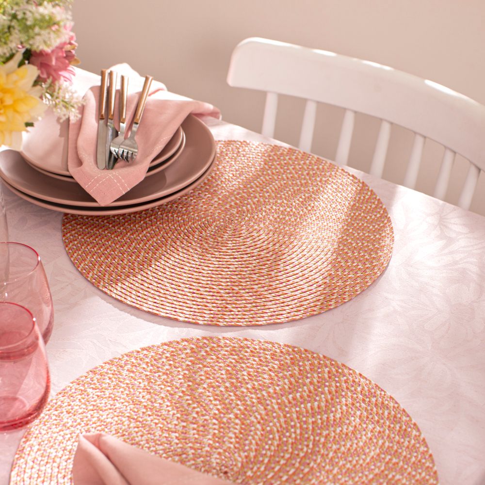 Individual redondo multicolor 38 cm