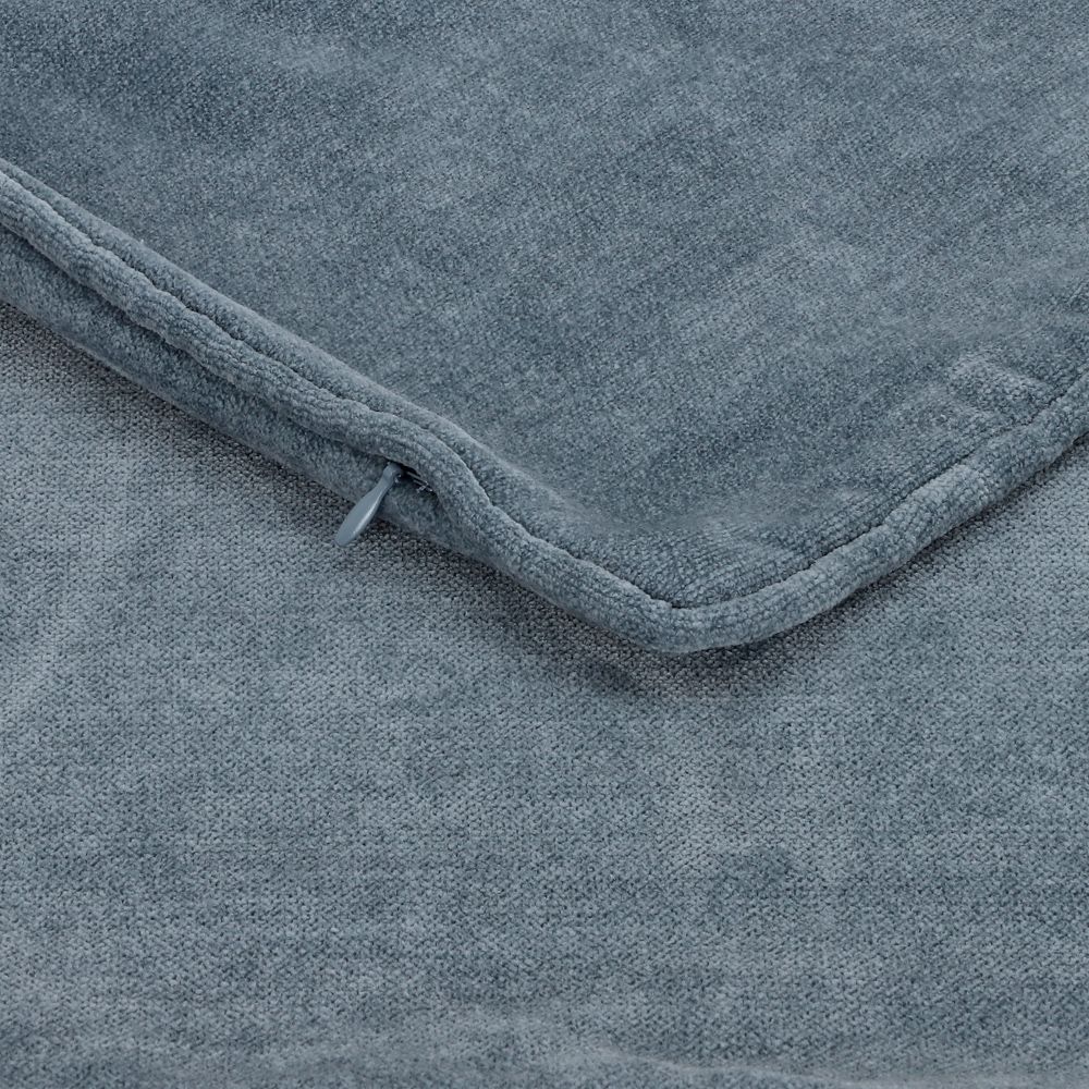 Funda de cojín terciopelo liso 60x40 cm