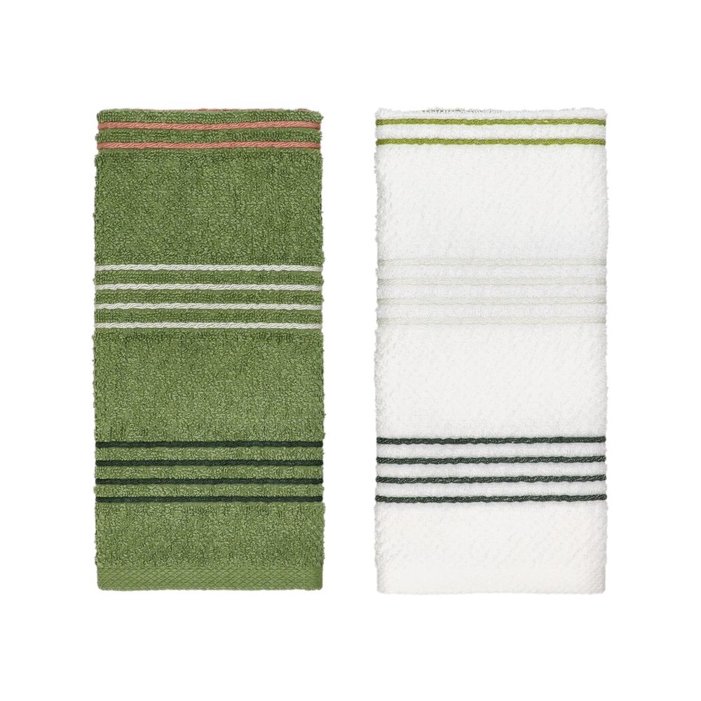 Set de 2 paños cocina terry 40x60 cm