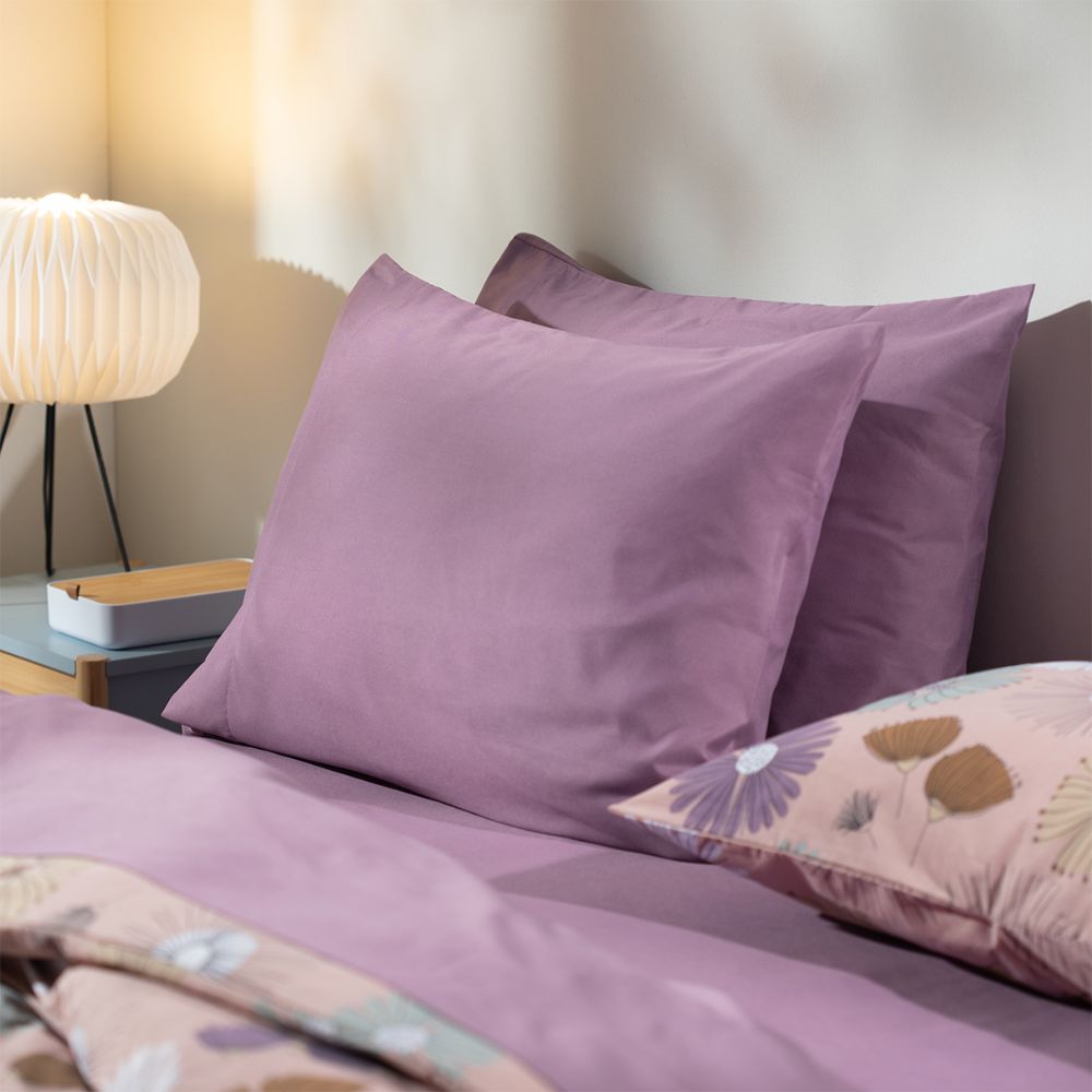 Set de 2 fundas de almohada microfibra 80 g 70x50 cm