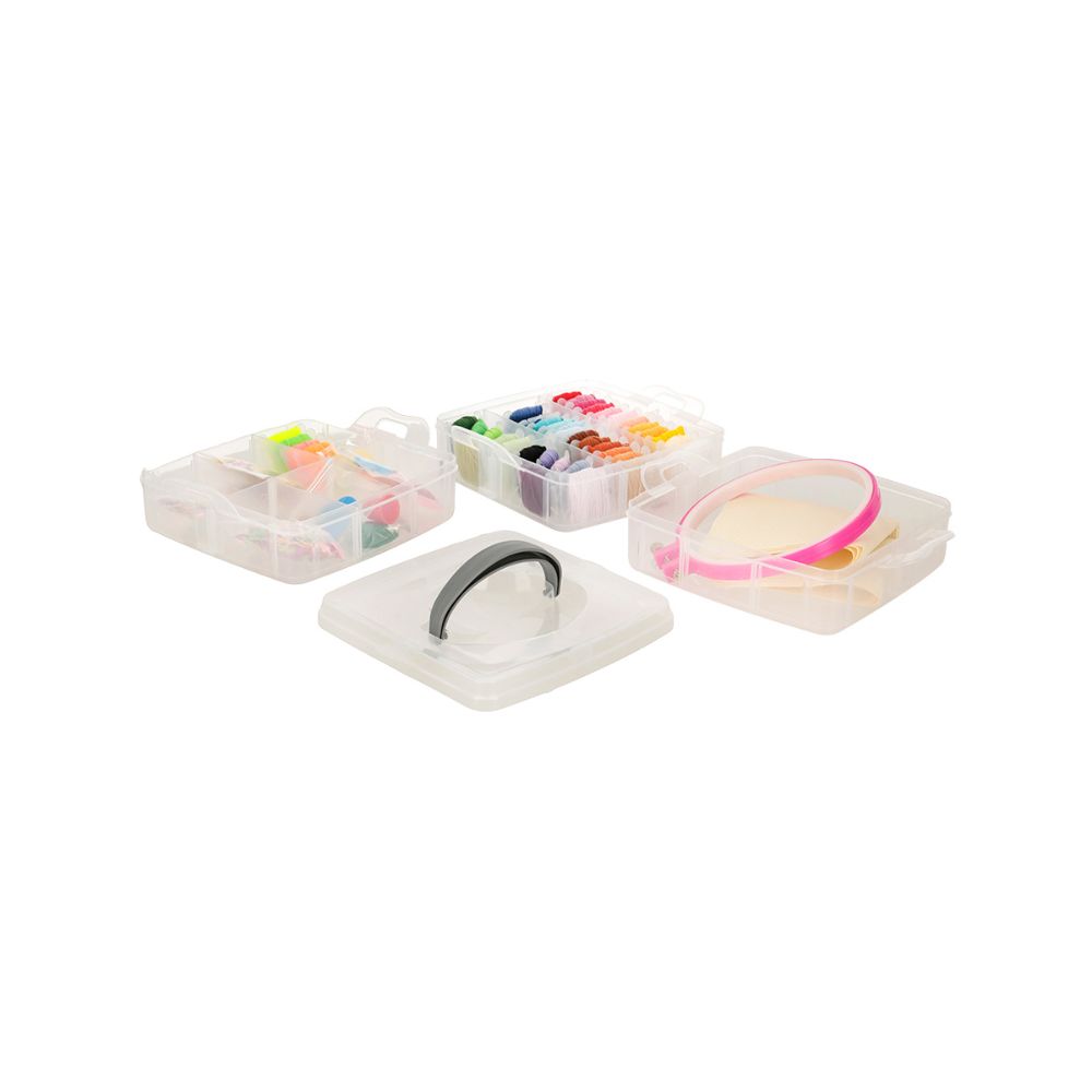 Maleta de Materiales de Bordado 14.5x22.8 cm