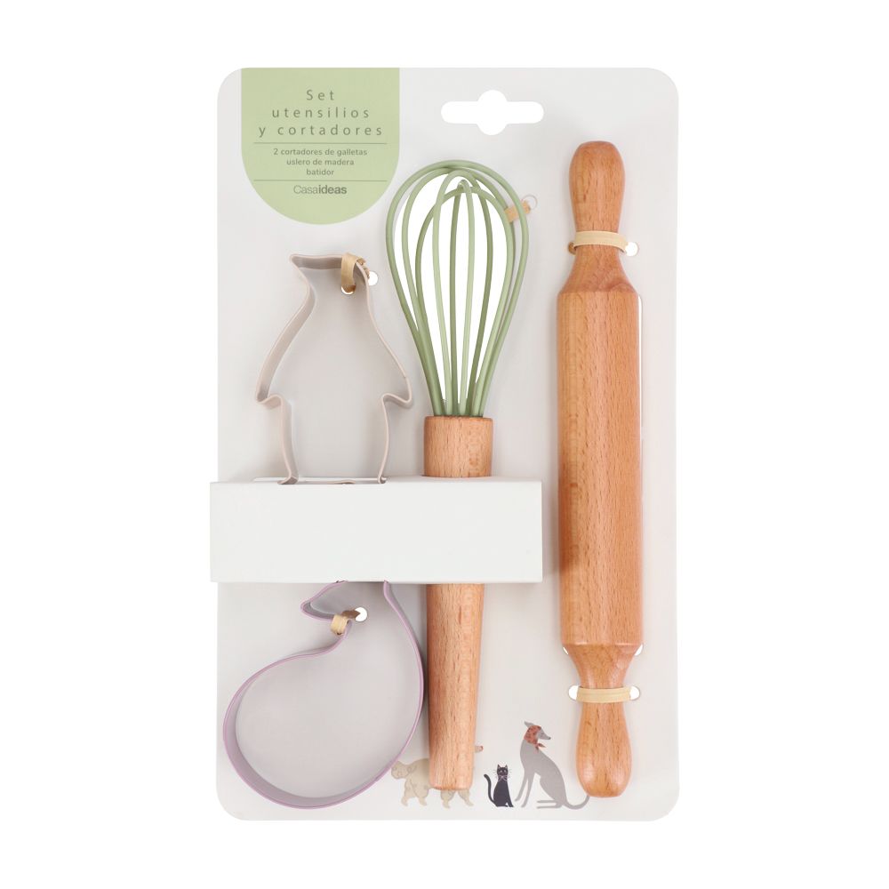 Set utensilios y cortadores de galleta