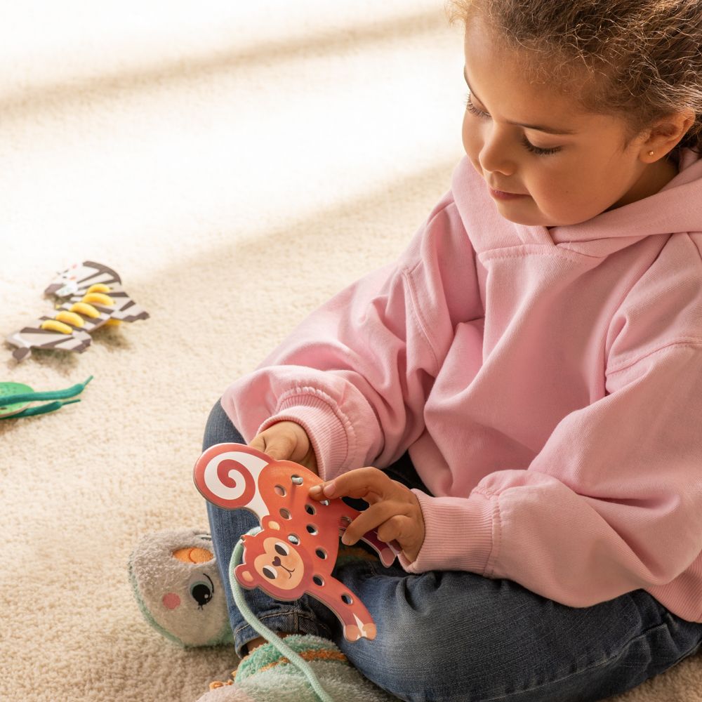 Rompecabezas hilando tarjetas