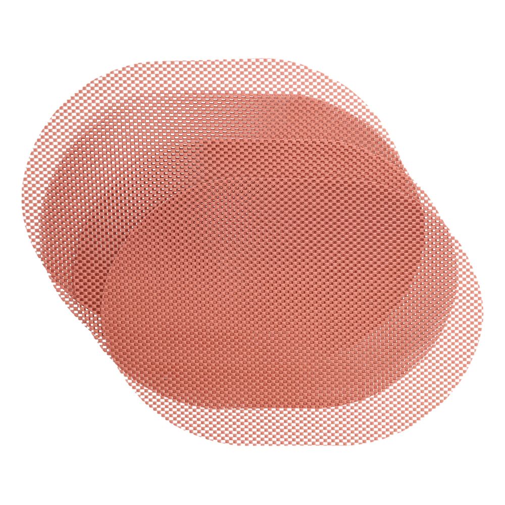 Set 4 individuales plástico waffle 43x30 cm