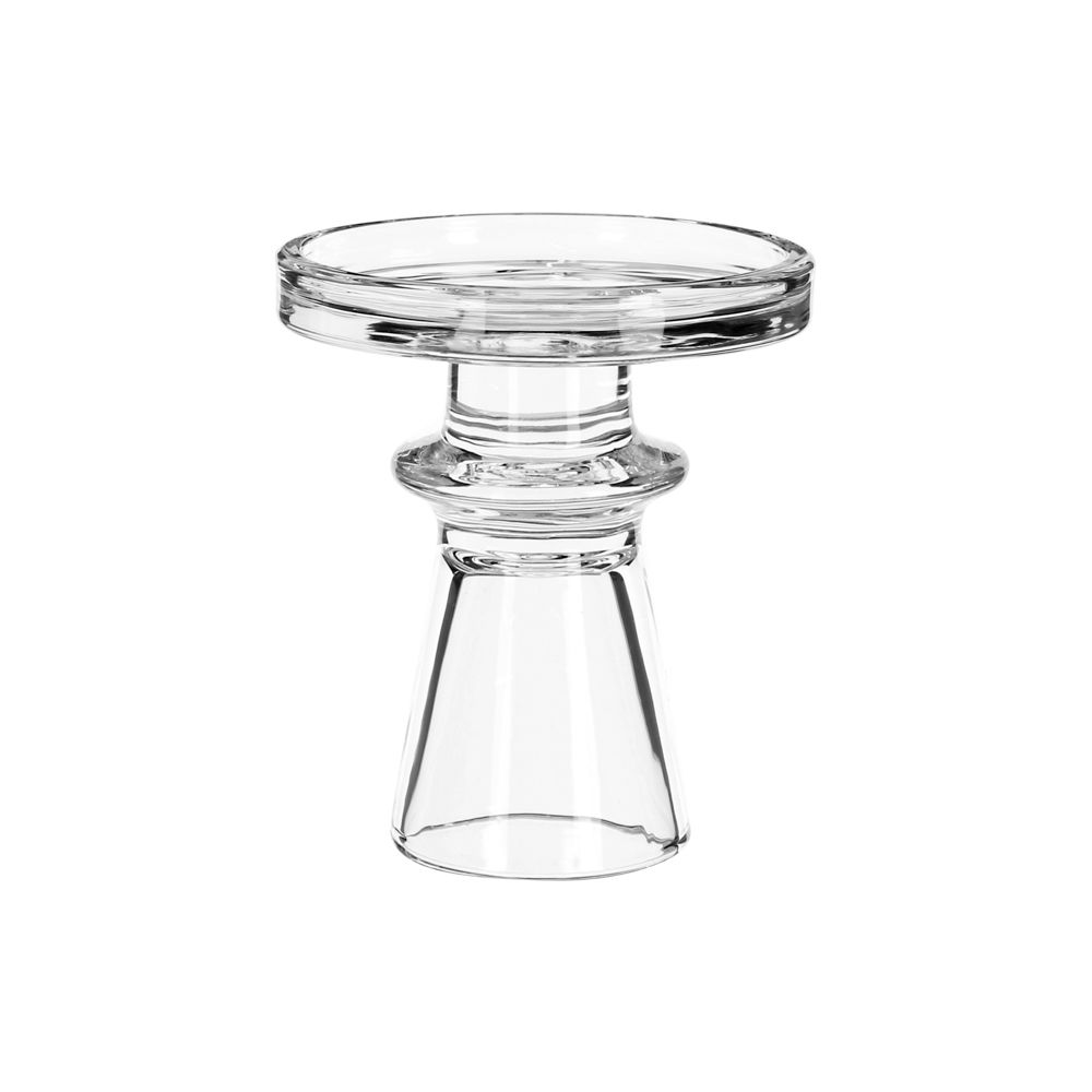 Candelabro vidrio doble 10x11.5 cm