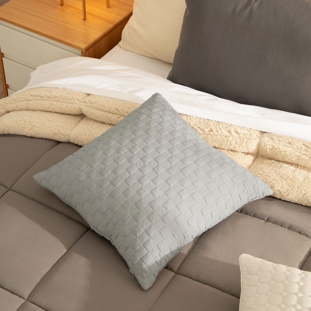 Funda de cojín de microfibra 45x45 cm