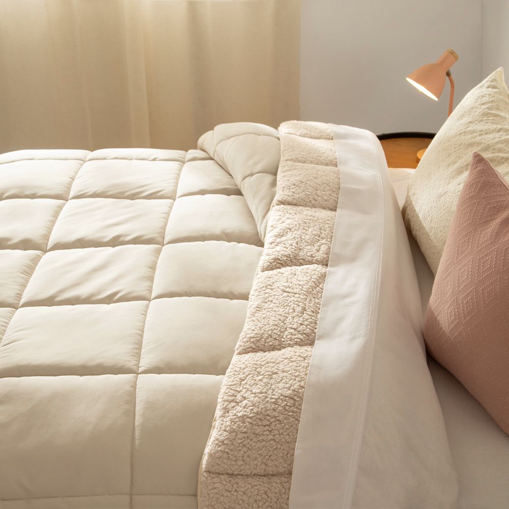 Cobertor de Borrega liso 230 hilos Mat/Queen